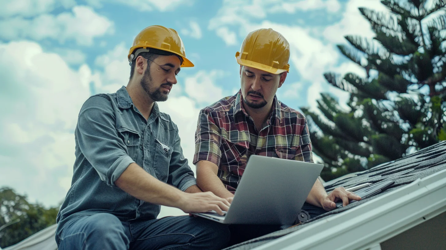 Reviewing supplement claim documentation on roof