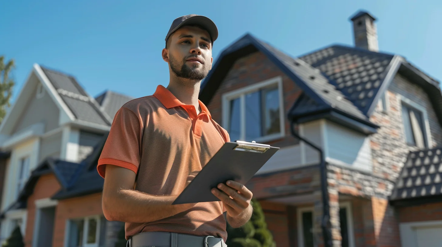 Licensed roofing contractor inspection