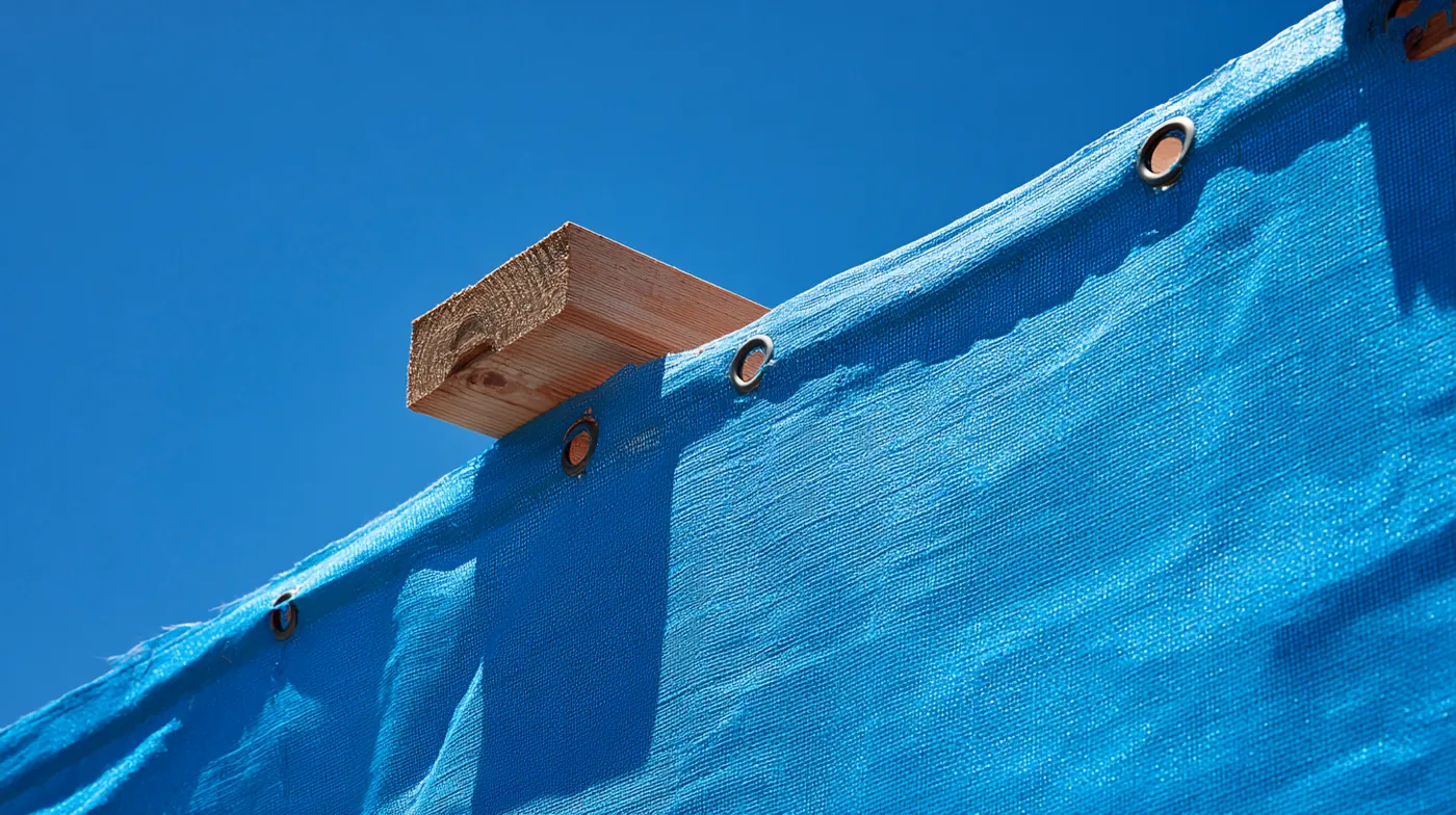 Emergency tarp and storm supplies ready before hurricane season